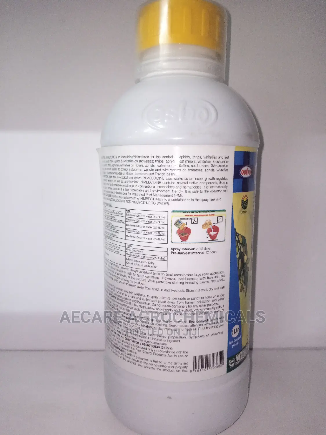 Nimbecidine Botanical Insecticide / Nematicide/ Miticide 1 L