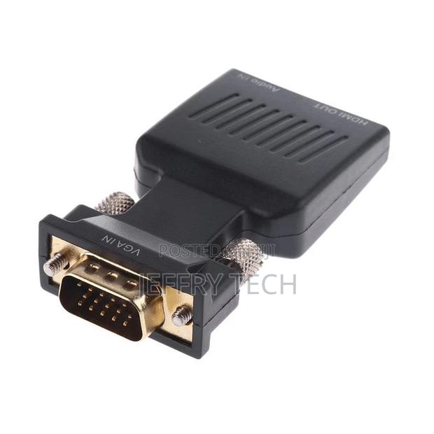 VGA Male to HDMI Female With Audio Converter Adapter Suppor