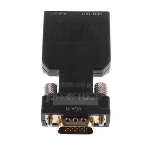 VGA Male to HDMI Female With Audio Converter Adapter Suppor
