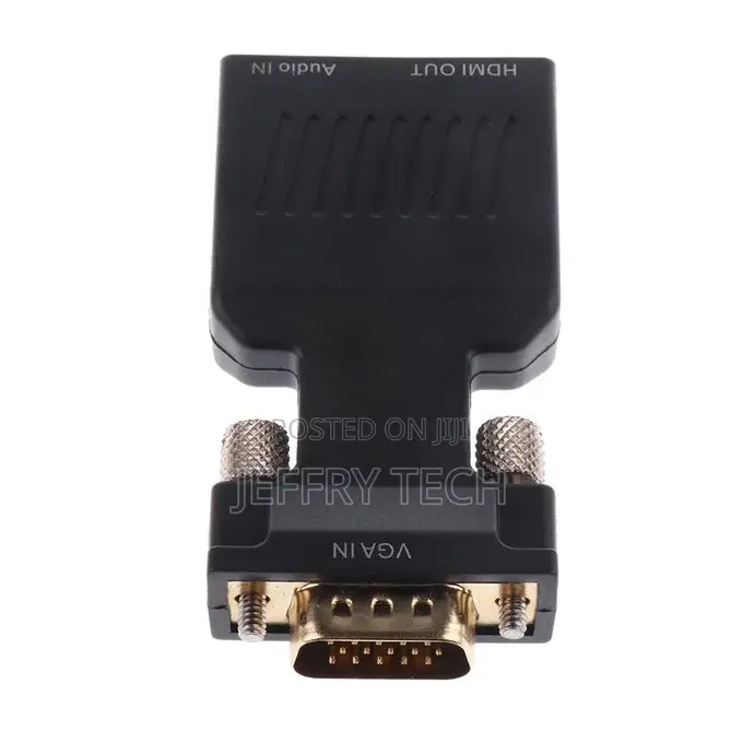 VGA Male to HDMI Female With Audio Converter Adapter Suppor