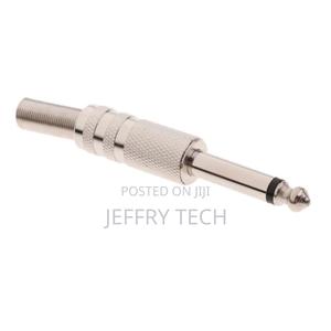 6.35mm Male Plug Speaker Audio Connectors Assembly Mono - thumbnail 2