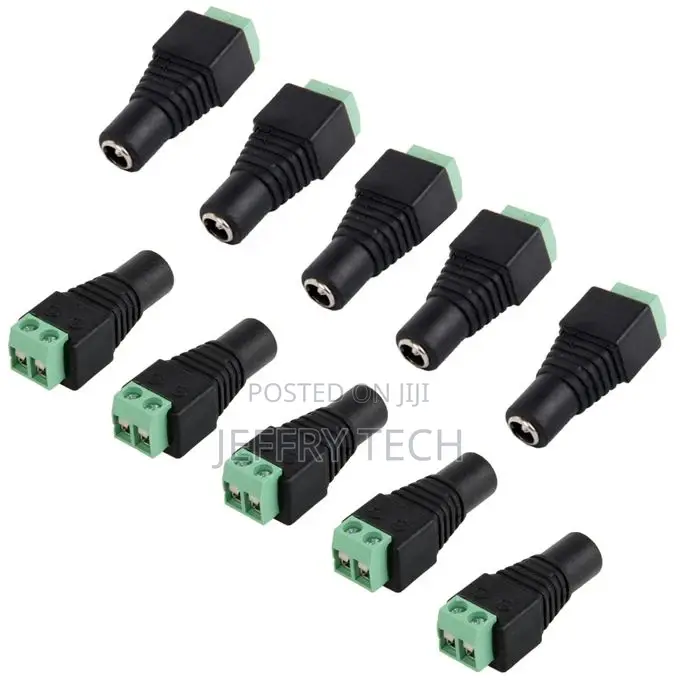 Generic 10 PCS CCTV DC Power Female Jack Connector