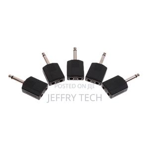 Generic 5pcs 6.35mm Male to 6.5mm 2 Female Jack Stereo - thumbnail 2