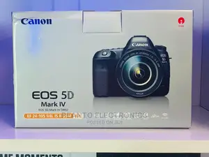 Canon Eos 5d Mark Iv DSLR Camera With 24-105mm F/4l Ii Lens