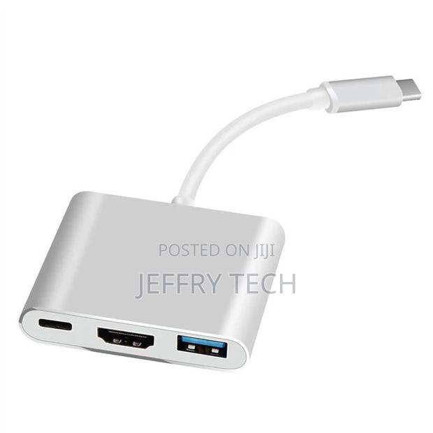 Generic 3 In1 Multiport Type C USB 3.1 Hub USB-C to USB 3.0/