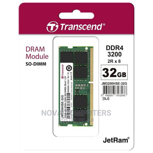 Transcend Laptop Ram Ddr4 32gb 3200