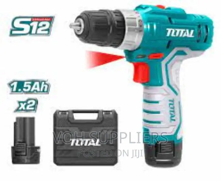 Total Li-Ion S12 Cordless Drill TDLI12325