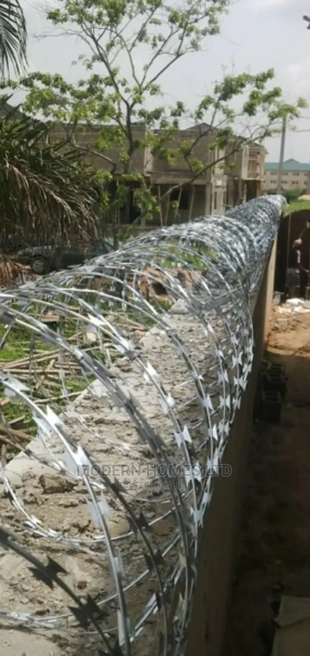 Galvanized Razor Fencing - Mombasa Malindi Road