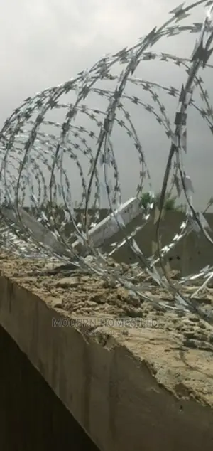 Galvanized Razor Fencing - Mombasa Malindi Road