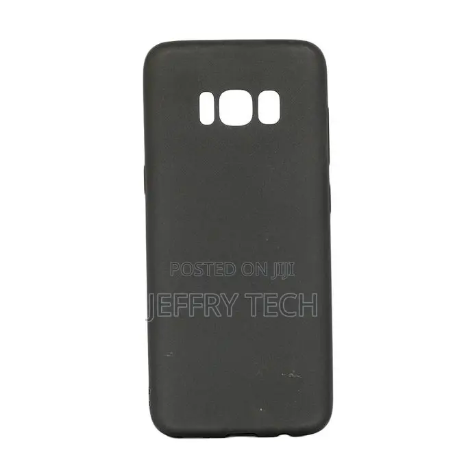 Generic Samsung S8 Silicone Cover -Black