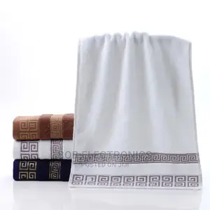 White 3 Piece Cotton Towels