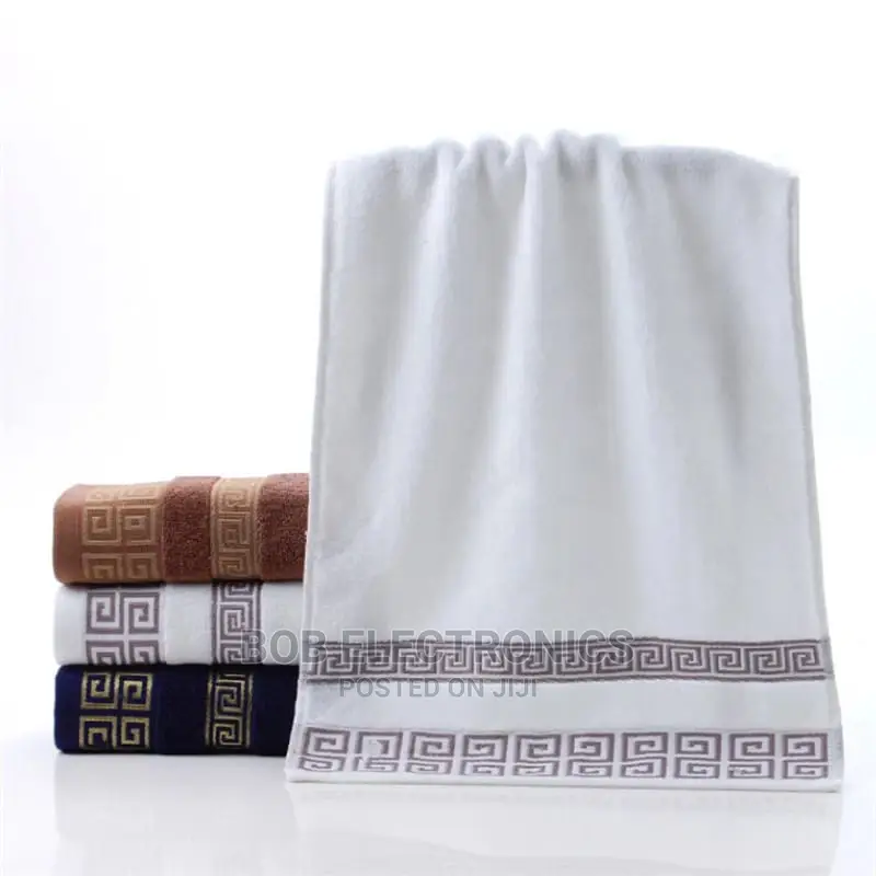 White 3 Piece Cotton Towels
