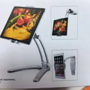 Kitchen Tablet Holder 2 in One for All Tablets and Phones