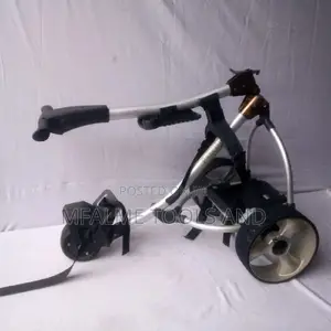 Golf Trolleys - Electric 3 Wheels Alumin Foldable - Ex-Uk