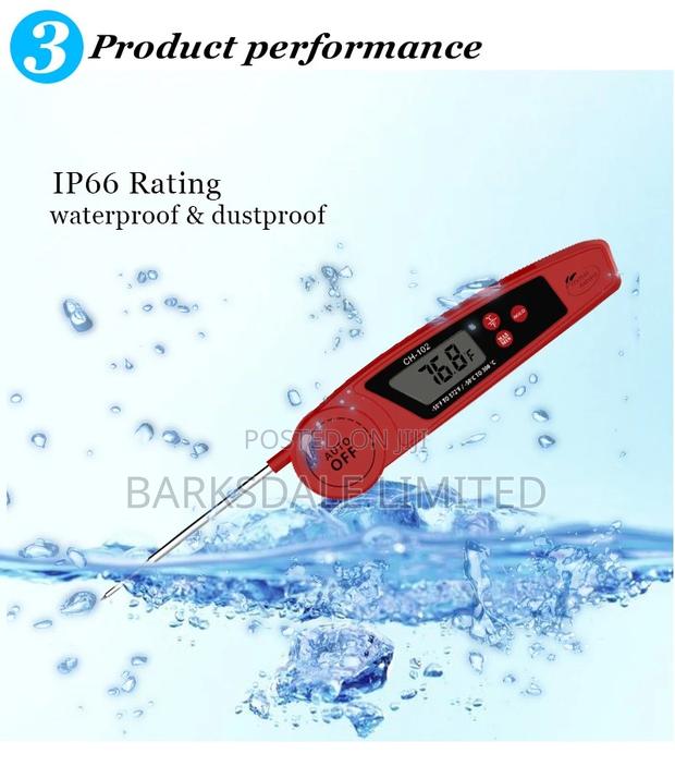 Instant Read Digital Meat Thermometer Waterproof Kitchen - thumbnail 7
