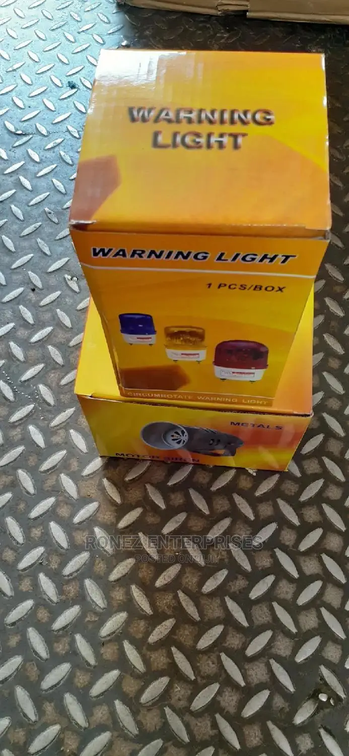 Motor Siren With Warning Light