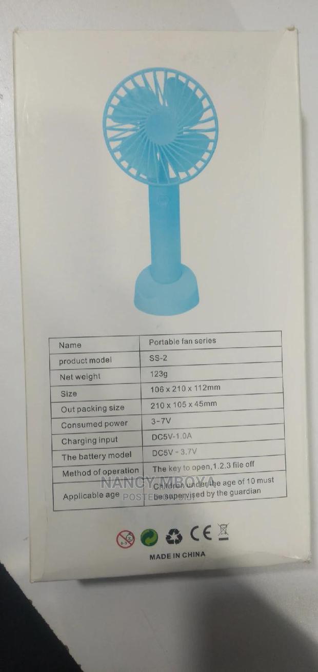 Portable Rechargeable Fan