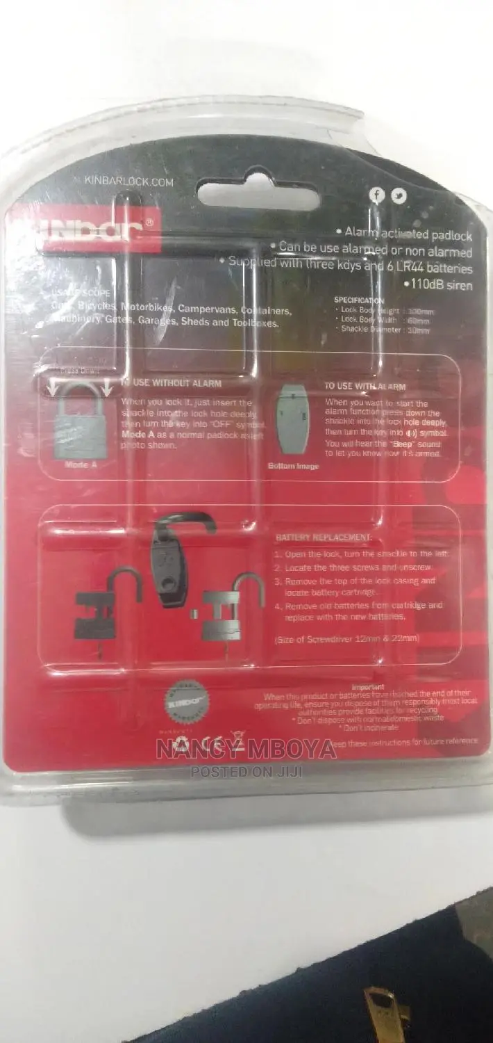 Alarm Padlock