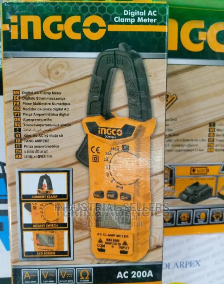 Ingco Digital Ac Clamp Meter