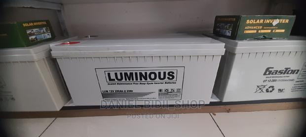Luminous AGM Deep Cycle Solar Battery 200ah 12v 20hr