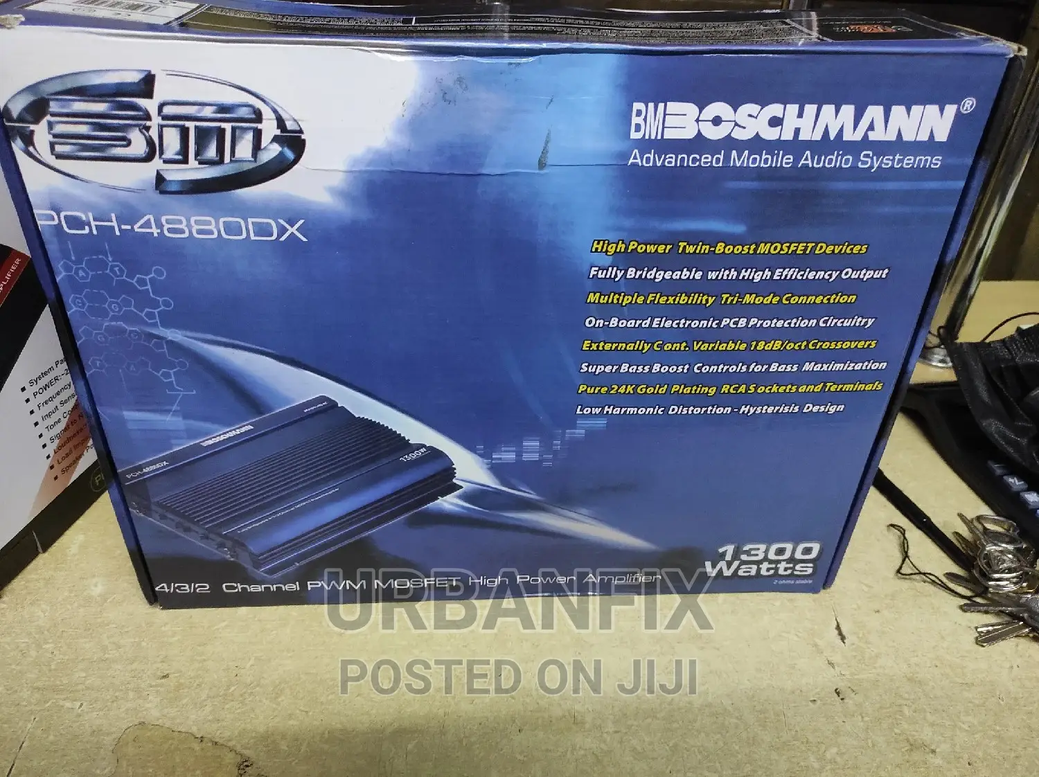 Boschmann 1300 Watts 4 Channel Amplifier
