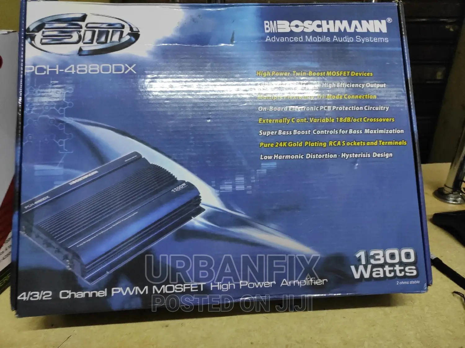 1300 Watts Boschmann Amplifier 4 Channel