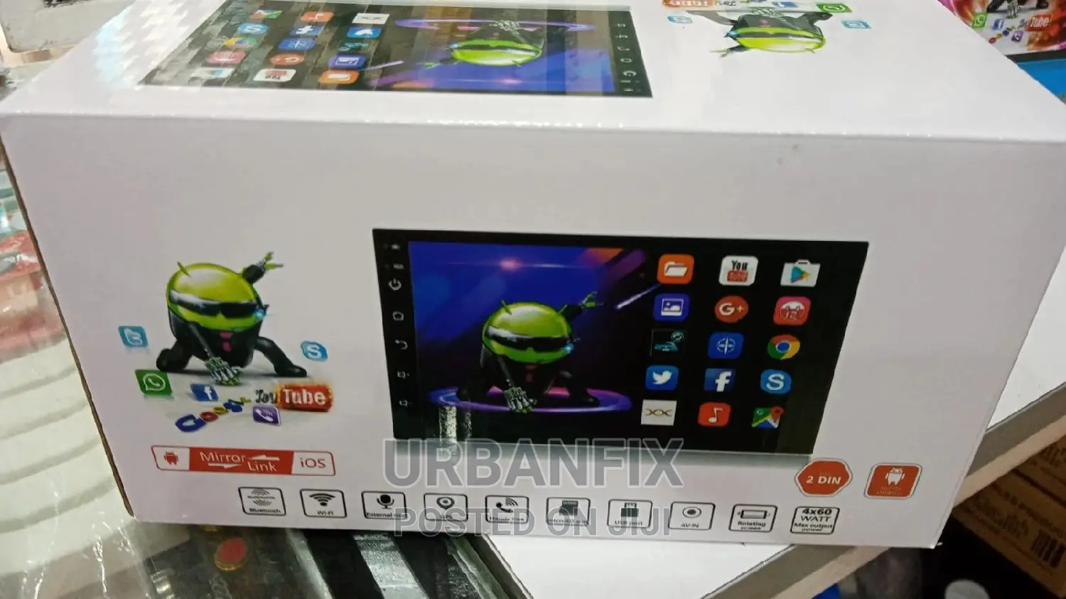 7 Inch Android Car Radio With Bluetooth, USB and Playstore