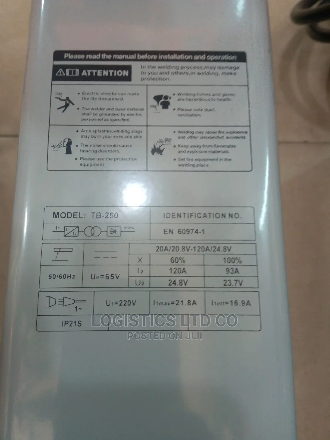 Edon Welder Machine TB-250