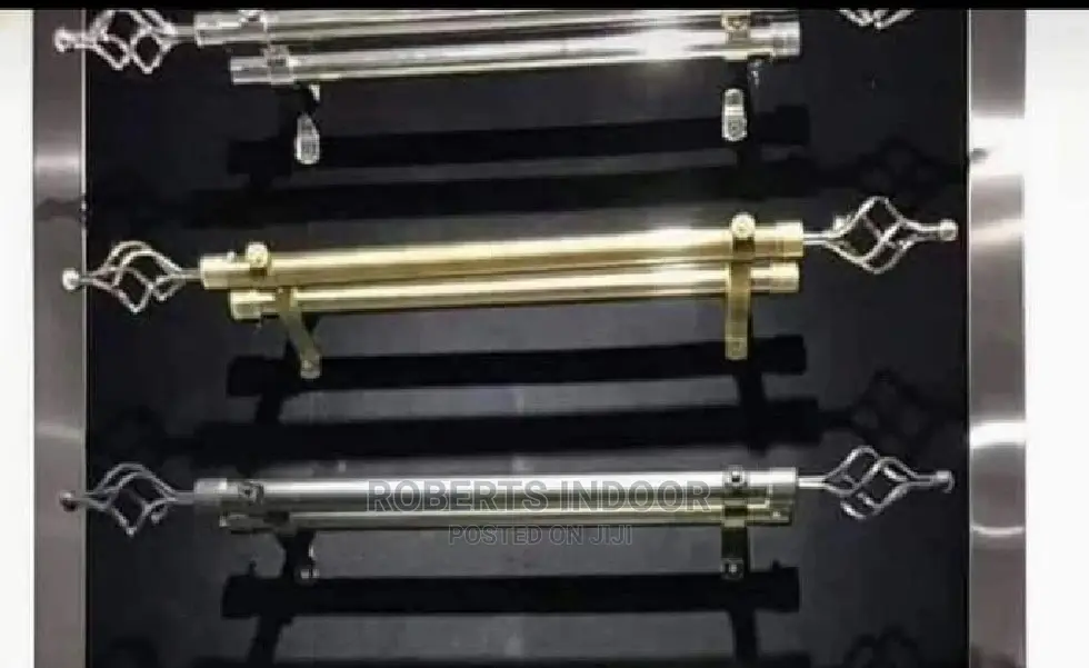 4m Double Curtain Rod