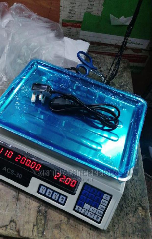 Flat Digital Scale 30kg - main view