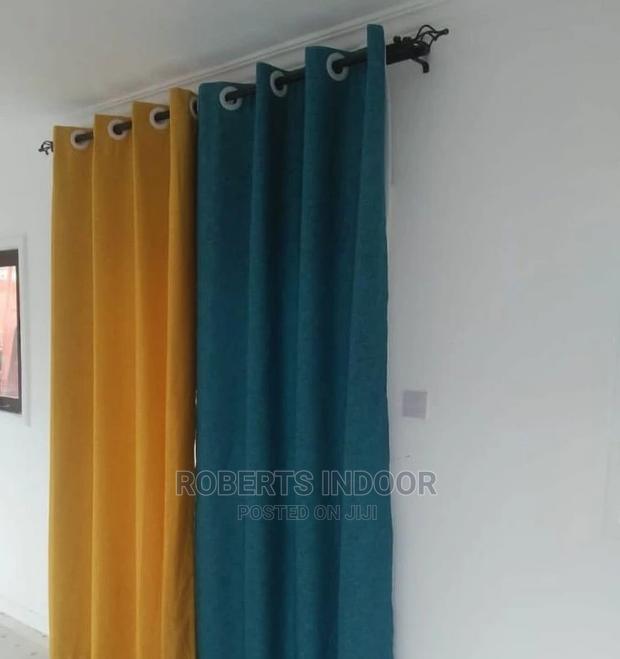 2m Double Curtain Rod - main view