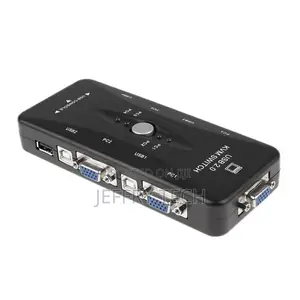 Generic 4 Port Hub USB 2.0 KVM VGA/SVGA Switch Box for PC Ke