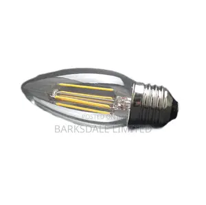 4W Candle LED Warm White Bulb E27 Daylight Screw Dimmable