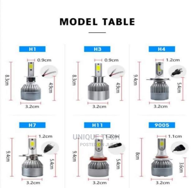 C6 Led Car Bulbs 36w 3600lm H4 H11 Available - main view