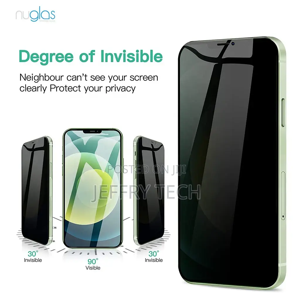 iPhone 13 Anti Peep Privacy Tempered Glass Screen Protector