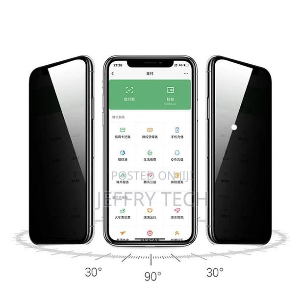 Anti Peeping Tempered Glass for iPhone 12 X XS Max XR Airba - main view