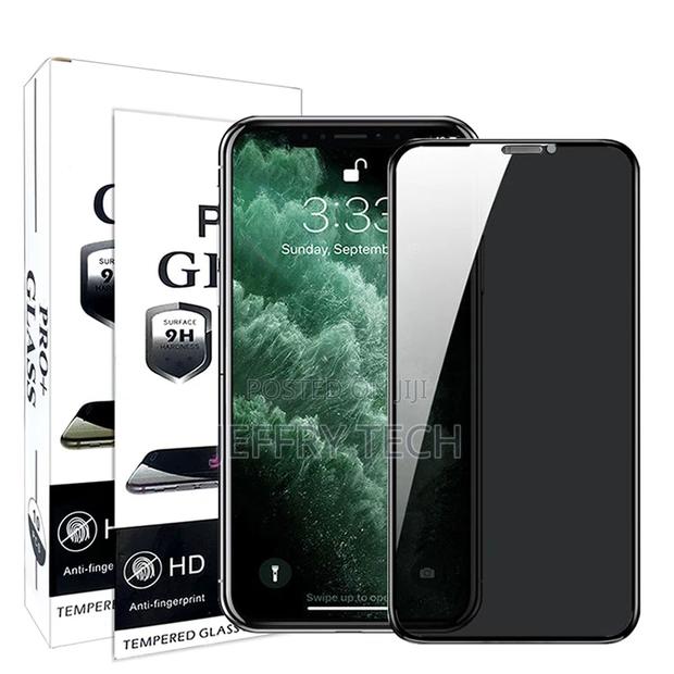 Anti Peeping Tempered Glass for iPhone 12 X XS Max XR Airba - thumbnail 3
