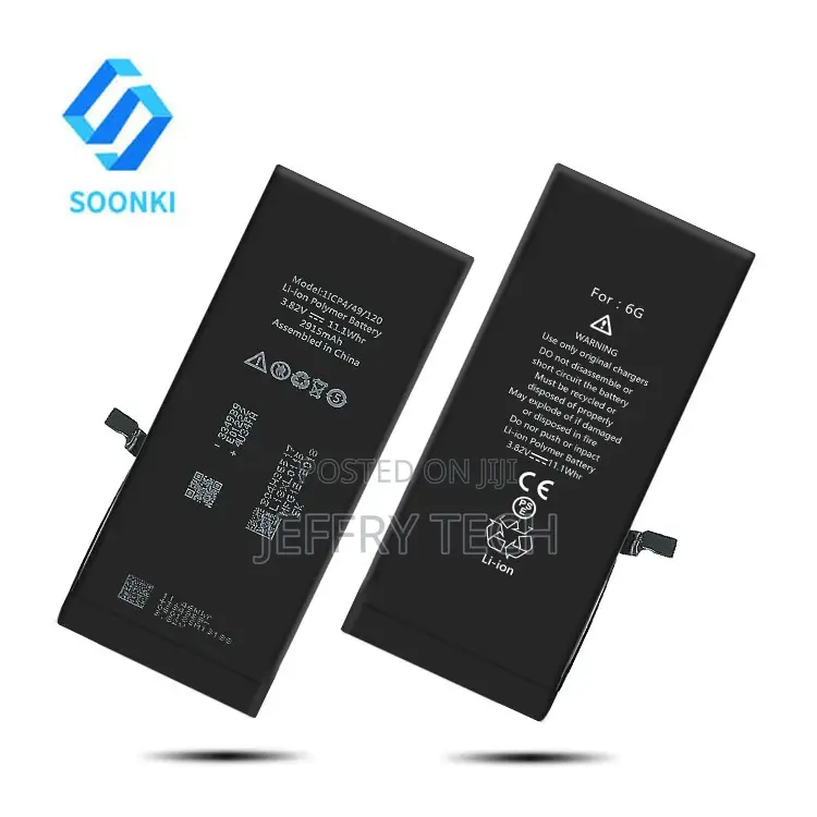 Mobile Phone Battery for iPhone 6 6s 7 8 Plus Lithium Ion Ba
