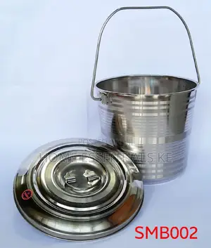 Godgift Steel Bucket With Lid Available in 10L,12L,15L,20L