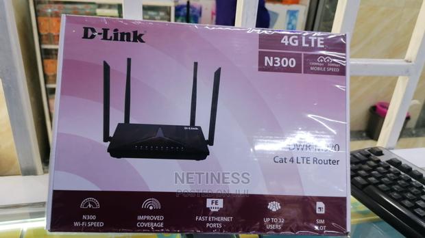 Dlink 4G LTE - main view