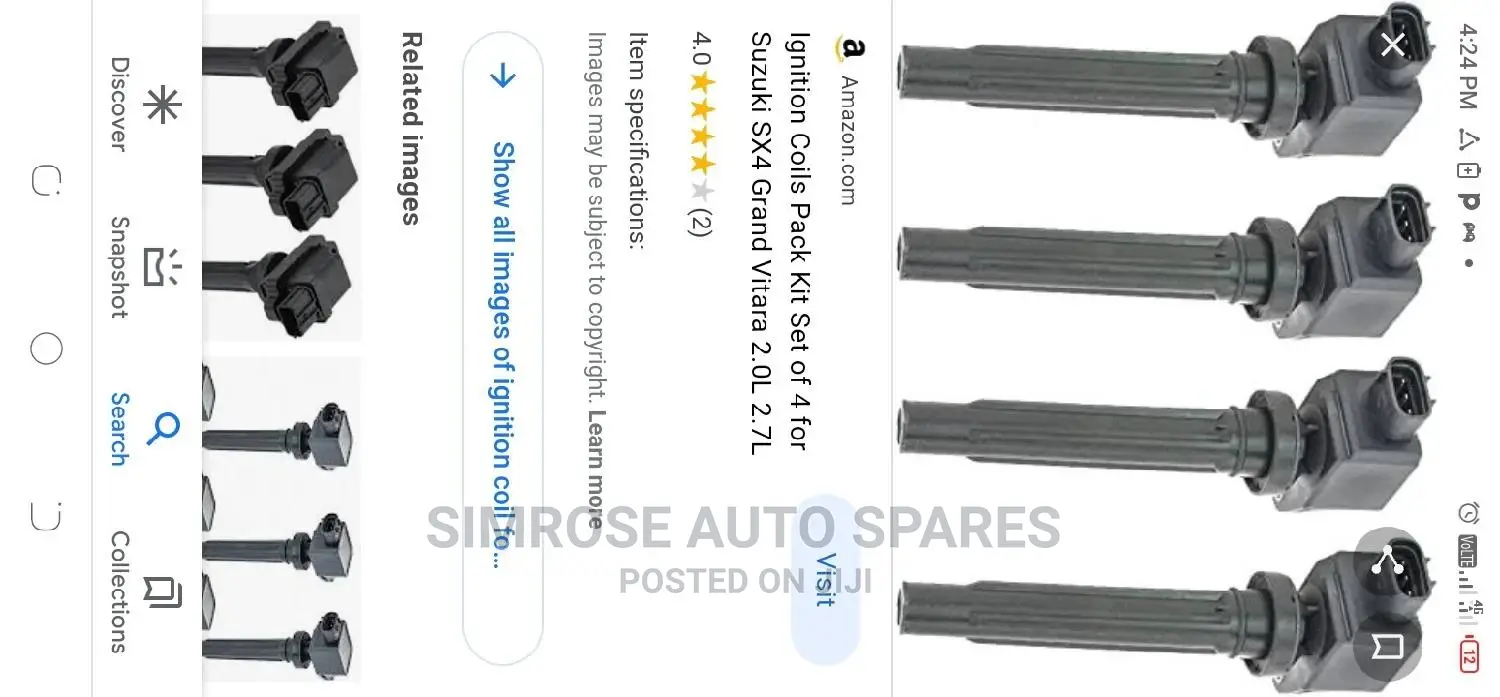 Ignition Coil For Suzuki Escudo Available.