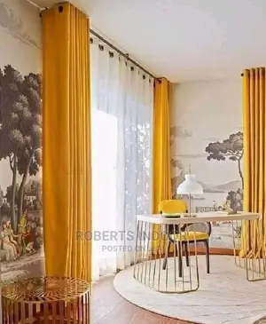 Mustard Yellow Curtain