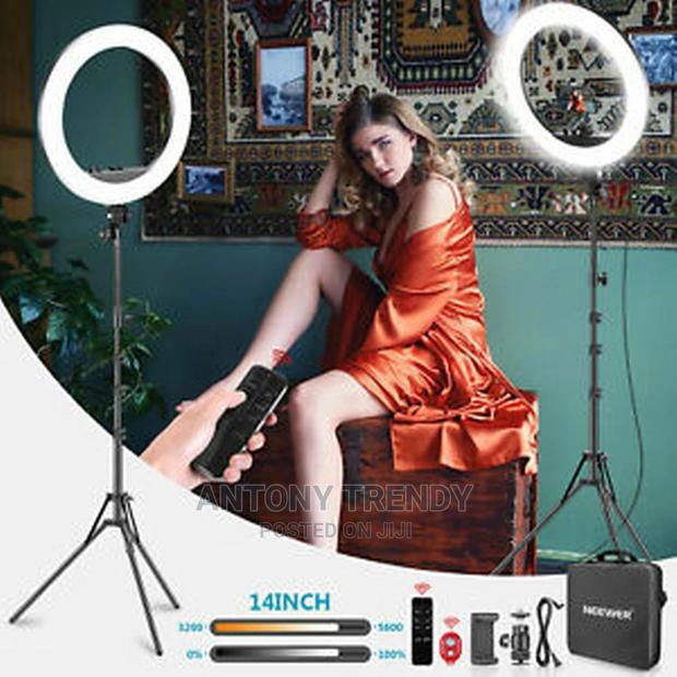 12-Inch LED Ring Light Support Manual Touch Control No Bag - main view