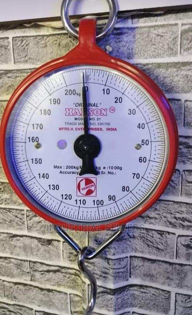 Round Shape Manual Hanson Weighing Scales - main view