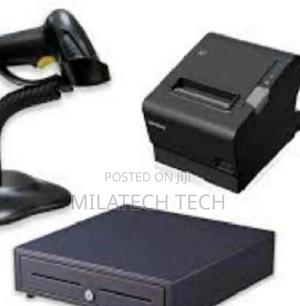 Thermal Receipt Printer Cash Drawer Bar Code Scanner - thumbnail 2