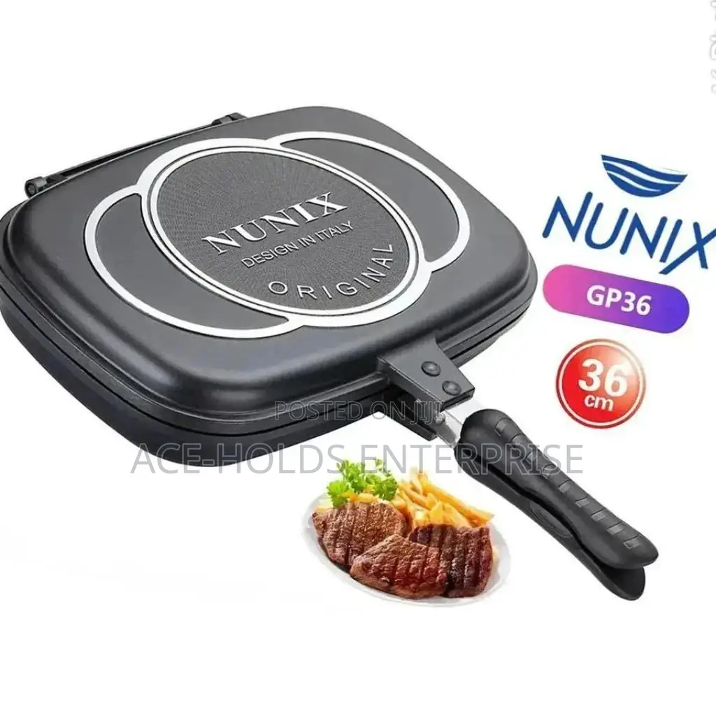 Nunix Brand New 36 Cm Nunix Double Grill Pan.