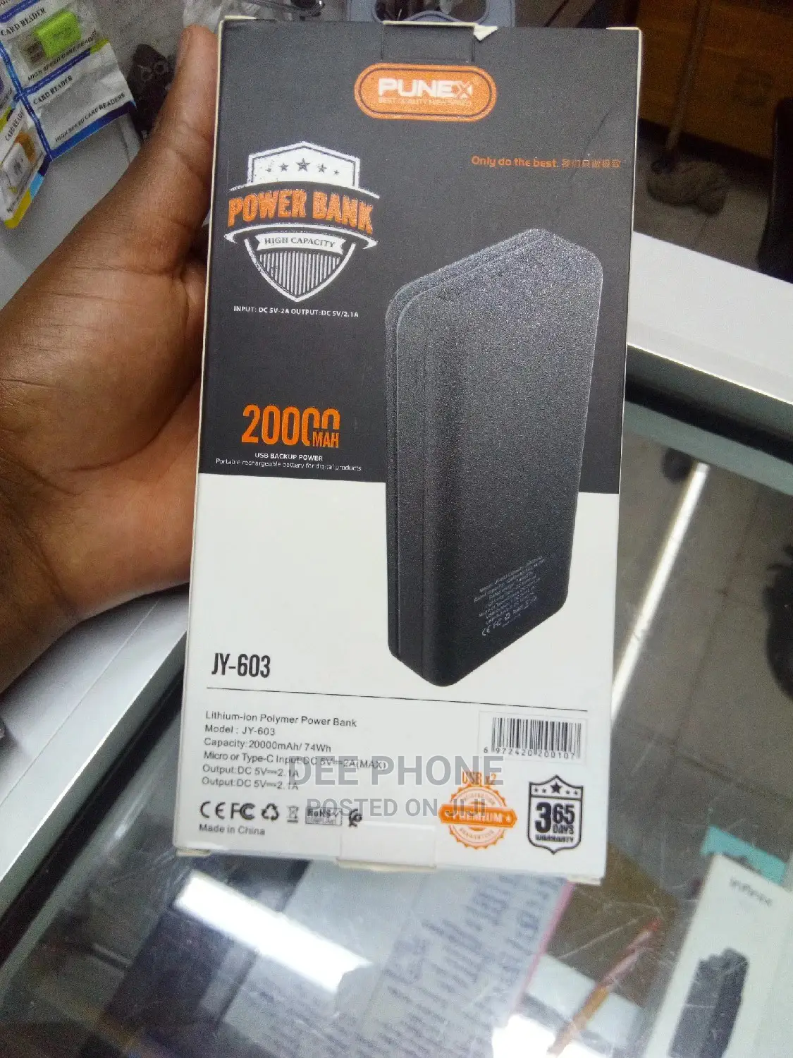 Punex High Capacity Power Bank