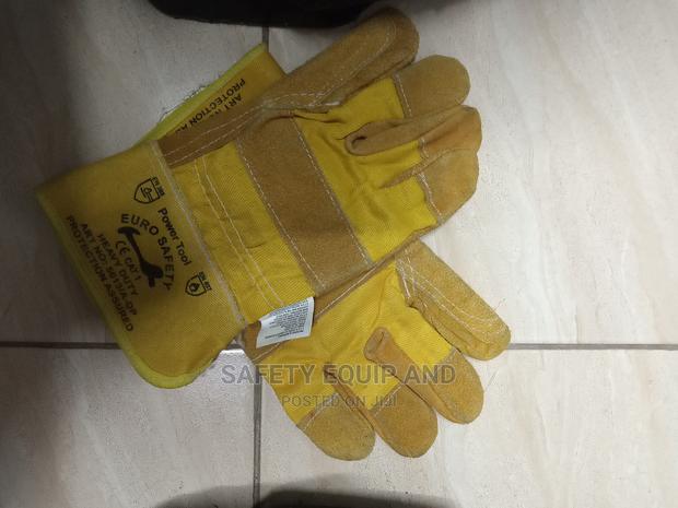 Gloves-Yellow Double Stitched Quality Gloves - main view