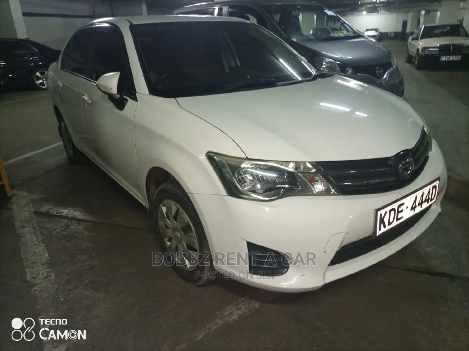 Toyota Axio Newshape Available for Car Hire/ Car Rental