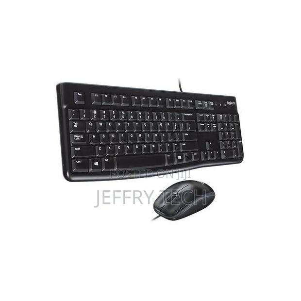 Logitech Mk120 Wired Desktop Mouse and Keyboard Combo